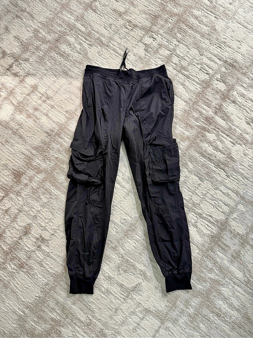 lululemon Zeroed In Classic-Fit Cargo Jogger Black Cargo Joggers